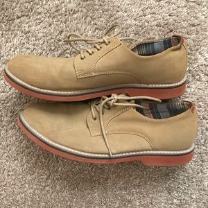 🆕Men’s Tan Faux-Suede Casual Dress Shoes